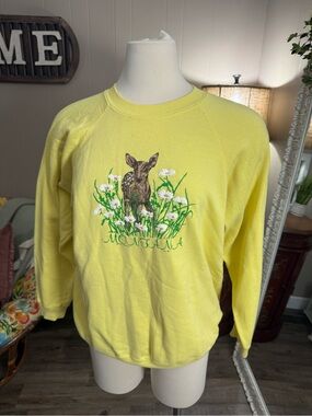 Vintage Hanes Montana Deer Sweatshirt USA Color Unlimited Jan Neill